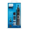 Deguna trimmeris Philips 5000 NT5650/16 — darbināms ar baterijām, AA, ūdensnecaurlaidīgs, nerūsējošā tērauda asmeņi, 3 ķemmes, ceļojumu maciņš