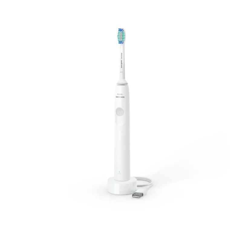 Sonic elektriskā zobu birste Philips 1100 Series HX3641/02 — ikdienas kopšana, iebūvēts Li-Ion akumulators, 1 rokturis, 1 birstes galviņa