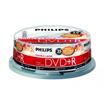 Philips DVD+R DR8I2B25F/00, 25 gab., 8,5 GB