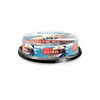 DVD+R DL Philips DR8S8B10F/00 8.5GB 10 gab.