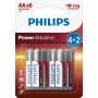 Vienreizlietojama baterija Philips Power Alkaline baterija LR6P6BP/10