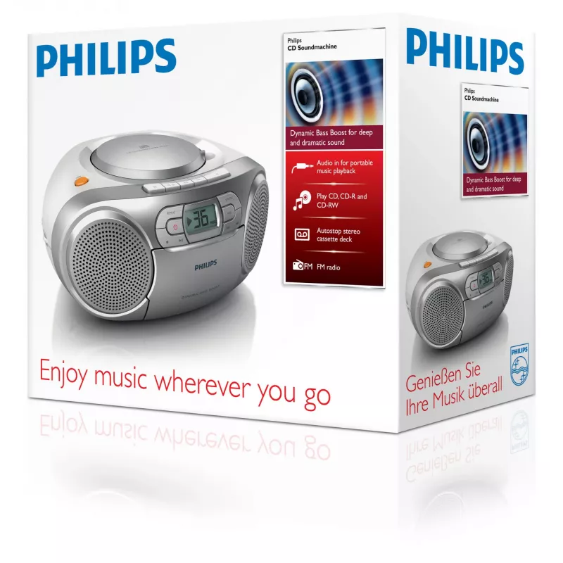 Pārnēsājams CD atskaņotājs Philips AZ127/12