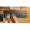 Philips 6000 sērija SPT6607B/31 tastatūra ar peli iekļauta Universāla RF bezvadu + Bluetooth Melna