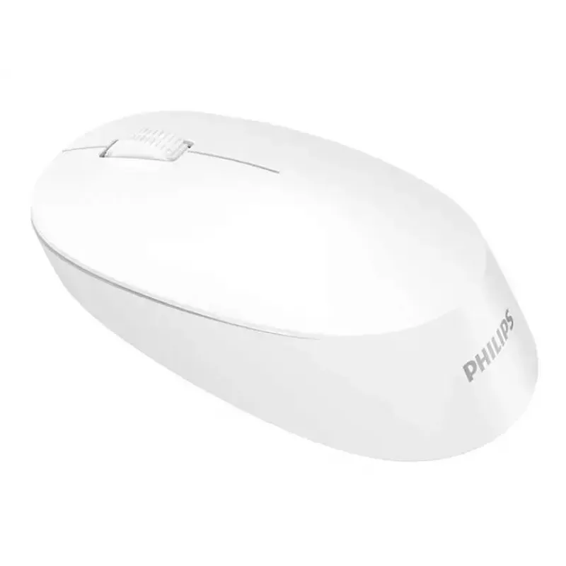 Pele Philips SPK7307W/00 biroja piemērota abām rokām RF bezvadu optiskā 1600 DPI balta