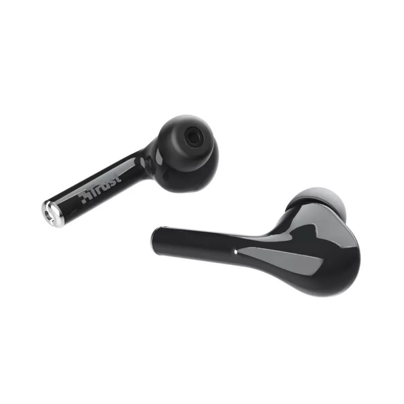 Trust Nika Touch austiņas True Wireless Stereo (TWS) Ieliekamas Zvani/Mūzika Bluetooth Melns