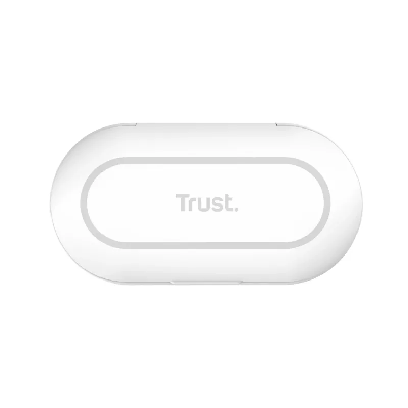 Trust Nika austiņas True Wireless Stereo (TWS) Ievietojamās Zvani/Mūzika Bluetooth Baltas