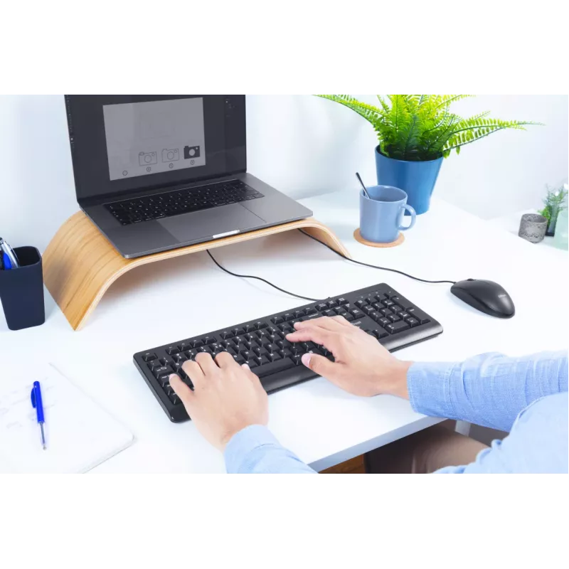 Trust Primo tastatūra Universāla USB AZERTY Beļģu Melna