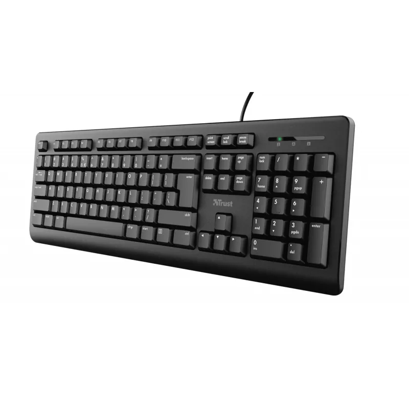 Trust Primo tastatūra Pele iekļauta Birojs USB QWERTY Angļu Melna