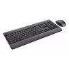 Trust TKM-450 Comfort bezvadu tastatūras un peles komplekts, pilnizmēra (100%), bezvadu, RF bezvadu, QWERTY, melns, pele iekļauta