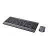 Trust TKM-450 Comfort bezvadu tastatūras un peles komplekts, pilnizmēra (100%), bezvadu, RF bezvadu, QWERTY, melns, pele iekļauta