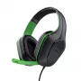 Trust GXT 415X ZIROX austiņas, vadu, galvas lentes, spēlēm, melnas, zaļas