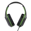 Trust GXT 415X ZIROX austiņas, vadu, galvas lentes, spēlēm, melnas, zaļas