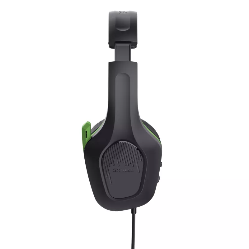 Trust GXT 415X ZIROX austiņas, vadu, galvas lentes, spēlēm, melnas, zaļas