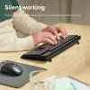 TRUST Ody II Full-size Wireless RF QWERTY Nordic Melns tastatūra