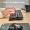 TRUST Ody II Full-size Wireless RF QWERTY Nordic Melns tastatūra