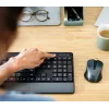 Trust Trezo tastatūra Pele iekļauta Birojs RF bezvadu AZERTY Beļģu Melna
