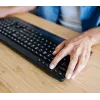 Trust Trezo tastatūra Pele iekļauta Birojs RF bezvadu AZERTY Beļģu Melna