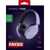 Trust GXT 489P FAYZO austiņas ar vadu, galvas stīpa, spēlēm, melnas, violetas