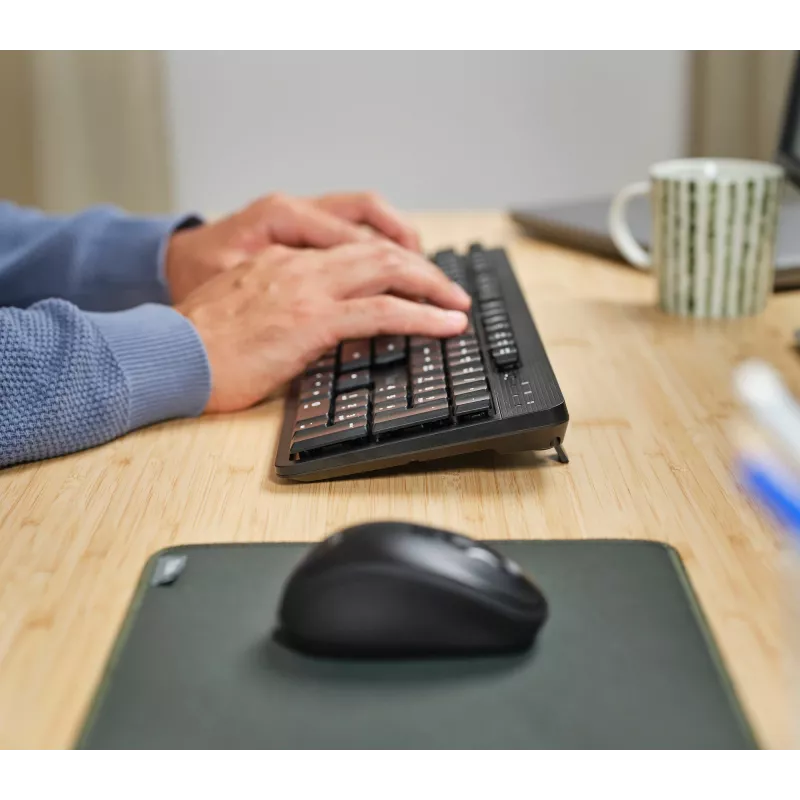 Trust Ody II tastatūra Pele iekļauta Birojs RF Bezvadu AZERTY Beļģu Melns