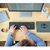 Trust Ody II tastatūra Pele iekļauta Birojs RF Bezvadu AZERTY Beļģu Melns