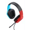 Trust GXT 416S Zirox austiņas ar vadu, galvas stīpu, spēlēm, melnas, ciāna, sarkanas