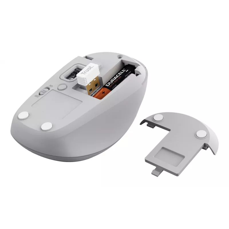 Trust Yvi+ pele Universāla Piemērota abām rokām RF bezvadu + Bluetooth Optiska 1600 DPI