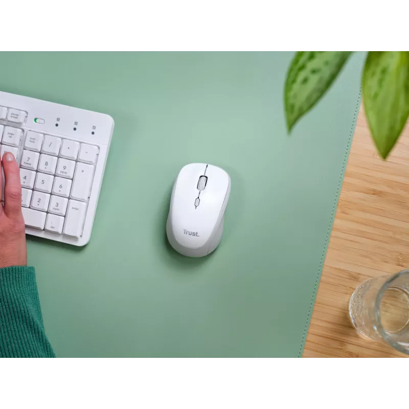 Trust Yvi+ pele Universāla Piemērota abām rokām RF bezvadu + Bluetooth Optiska 1600 DPI