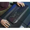 Trust GXT 836 Evocx klaviatūra spēlēm USB AZERTY beļģu melna