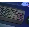 Trust GXT 836 Evocx klaviatūra spēlēm USB AZERTY beļģu melna