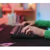 Trust GXT 836 Evocx klaviatūra spēlēm USB AZERTY beļģu melna