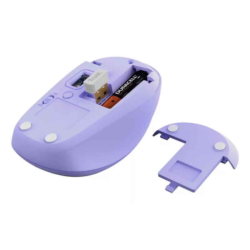 Trust Yvi+ pele Universāla Piemērota abām rokām RF bezvadu + Bluetooth Optiska 1600 DPI