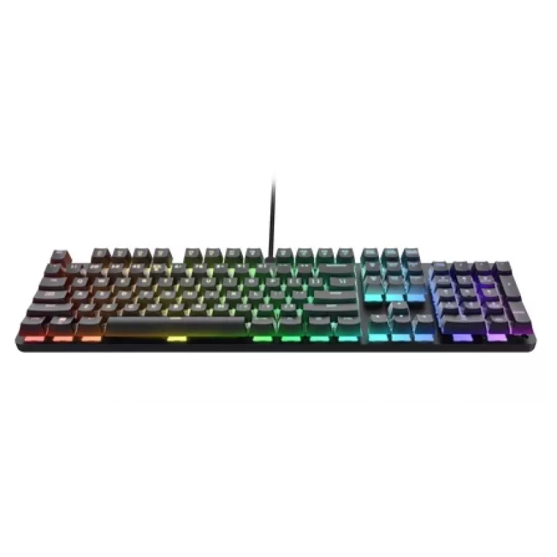 Trust GXT 871 Zora tastatūra Spēlēm USB AZERTY Beļģu Melna