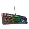 Trust GXT 871 Zora tastatūra Spēlēm USB AZERTY Beļģu Melna