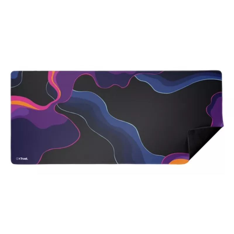 Trust GXT 759 XXL spēļu peļu paliktnis melns, zils, rozā, violets