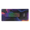 Trust GXT 759 XXL spēļu peļu paliktnis melns, zils, rozā, violets