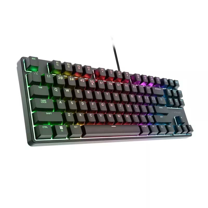Trust GXT 864 Cada tastatūra spēlēm USB QWERTY angļu melna