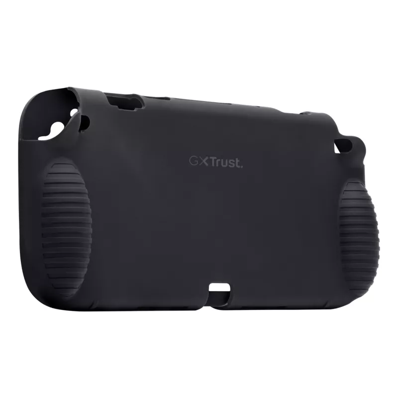 Apvalks Trust GXT 1253 Silikona satvēriena futrālis priekš Nintendo Switch 2 Melns
