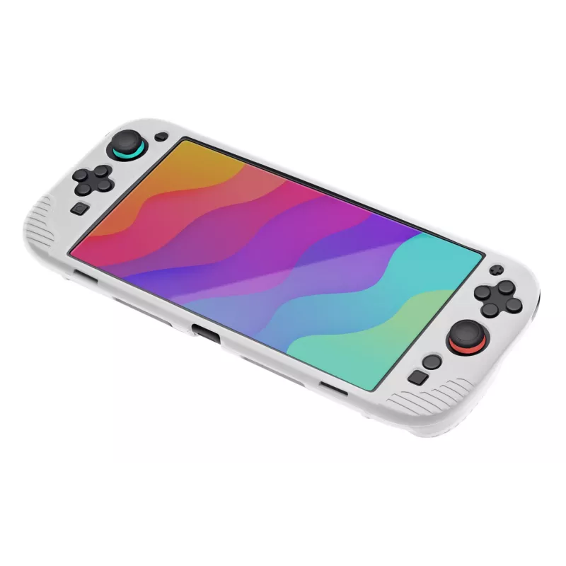 Uzticība GXT 1253W Silikona roktura maciņš Nintendo Switch 2 Baltā krāsā