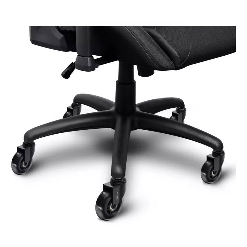 Riteņu komplekts spēļu krēslam TRUST 25804, 5 gab., melns, PP/PU, 225 g