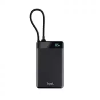 Trust 25880 ārējais akumulators litija jonu (Li-Ion) 10000 mAh melns
