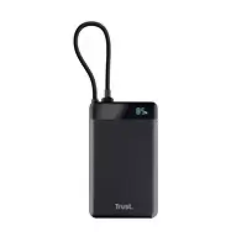 Trust 25880 ārējais akumulators litija jonu (Li-Ion) 10000 mAh melns