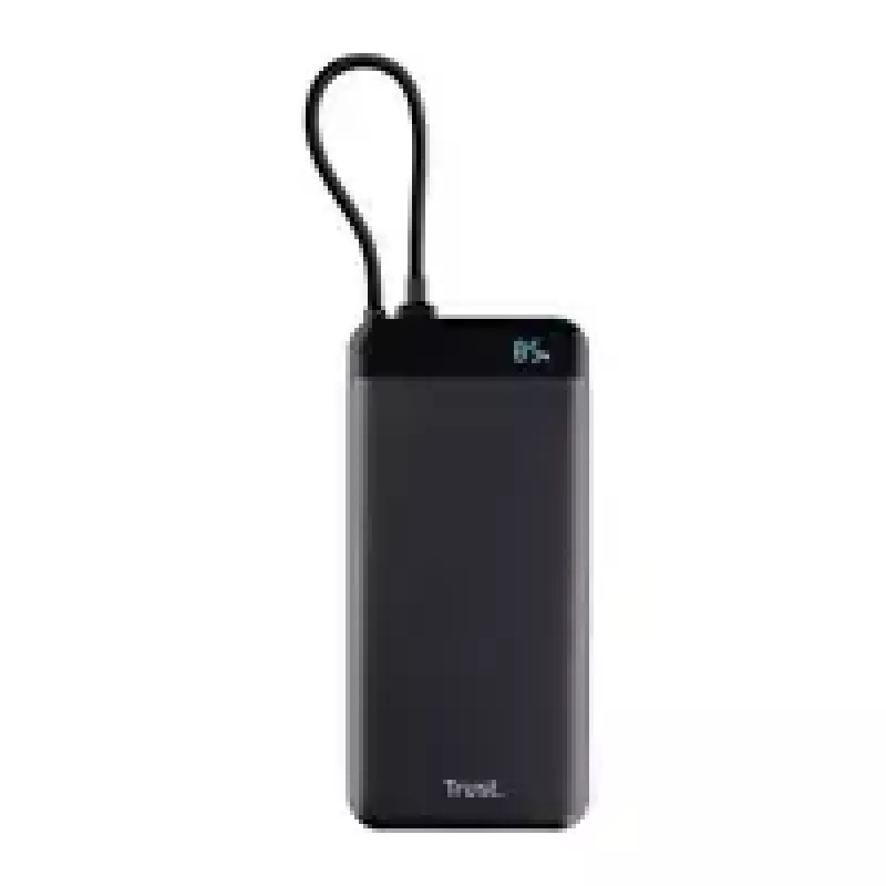 Ārējais akumulators TRUST Fiera 20000 mAh — 2x USB-C, melns