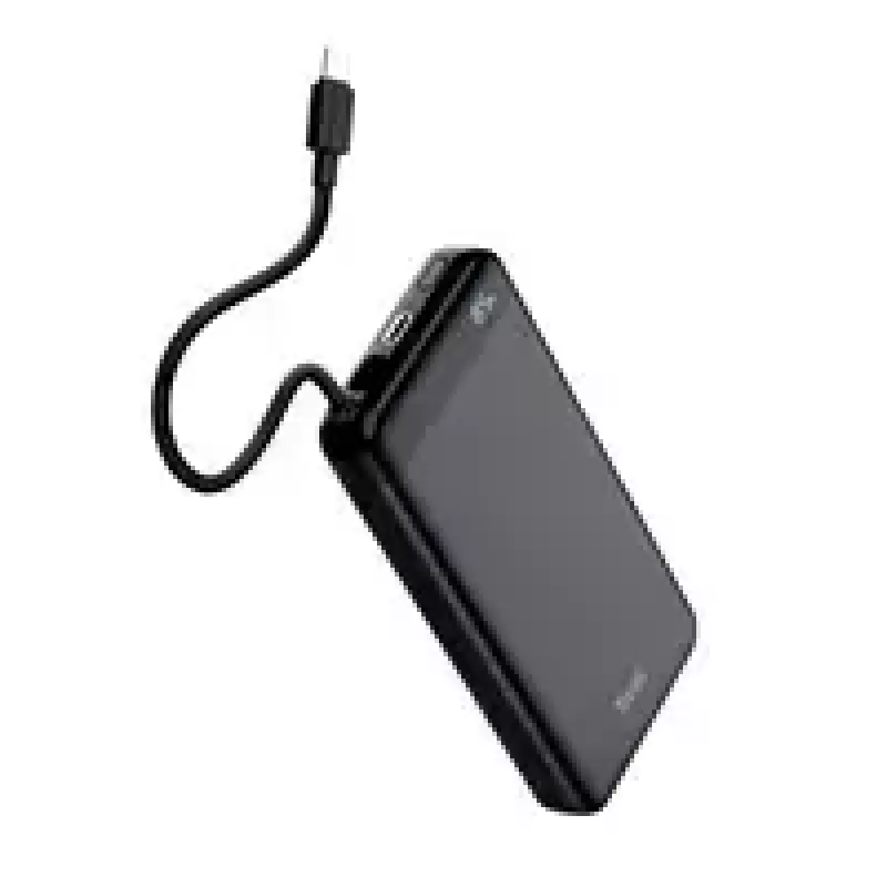 Ārējais akumulators TRUST Fiera 20000 mAh — 2x USB-C, melns