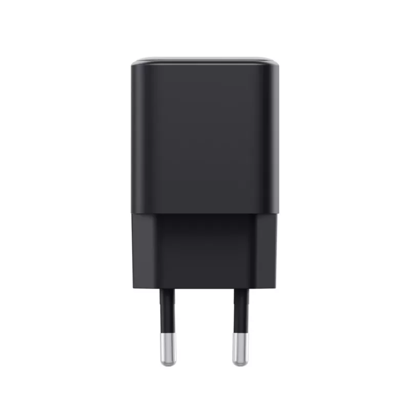 Lādētājs TRUST Maxo īpaši mazs 65 W GaN USB-C melns ar 2 m kabeli