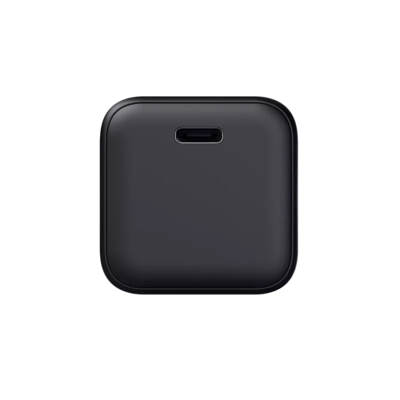 Lādētājs TRUST Maxo īpaši mazs 65 W GaN USB-C melns ar 2 m kabeli