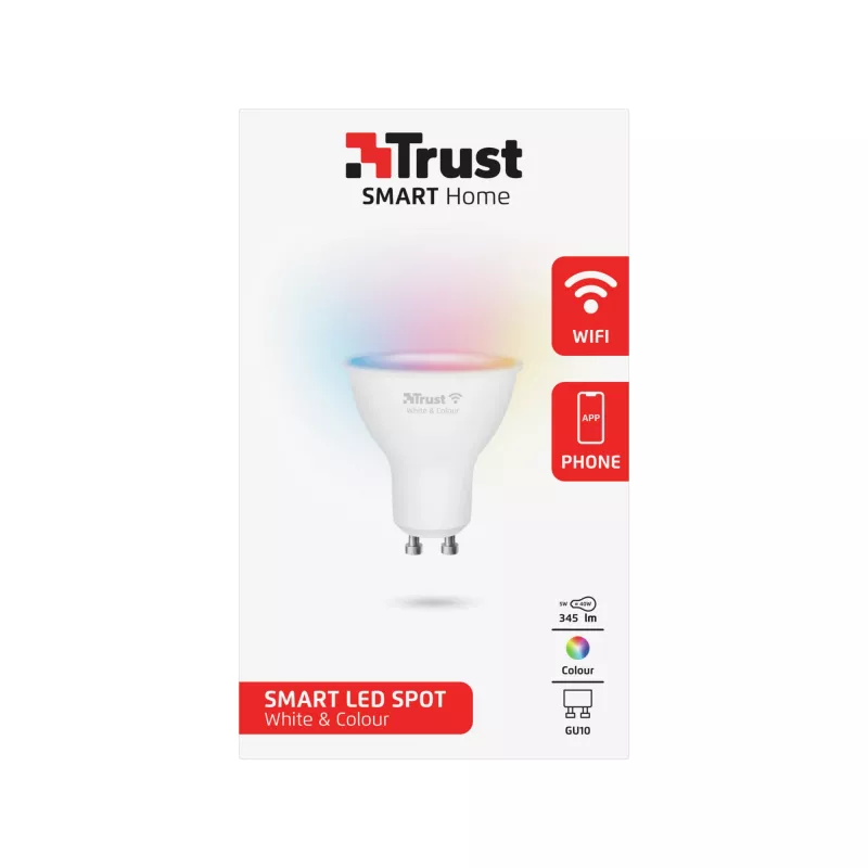 Smart bulb Trust 71279 Wi-Fi balta 50x50x54 mm