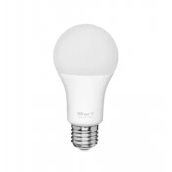 Viedā spuldze TRUST 71281 — Wi‑Fi, E27 ietvare, balta, 60×60×108 mm
