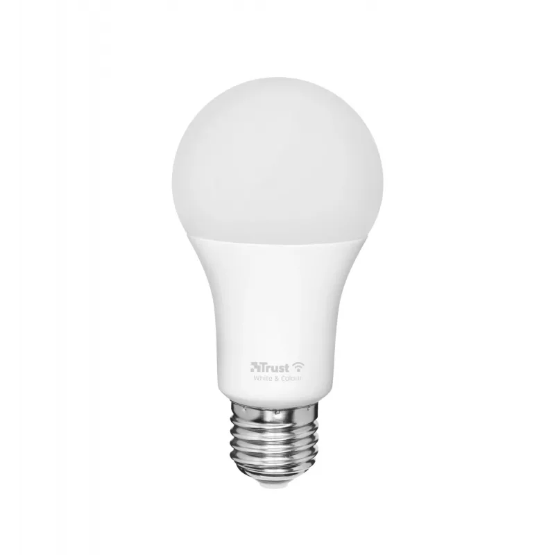 Viedā spuldze TRUST 71281 — Wi‑Fi, E27 ietvare, balta, 60×60×108 mm