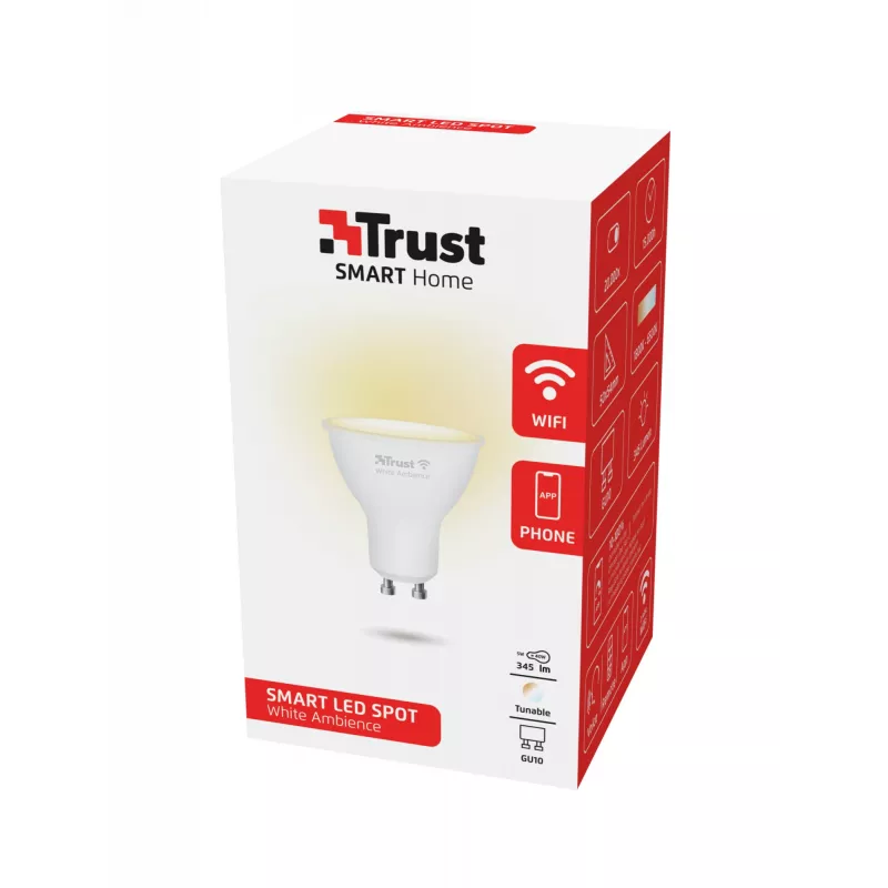 Trust 71283 viedais apgaismojums Viedā spuldze Wi-Fi