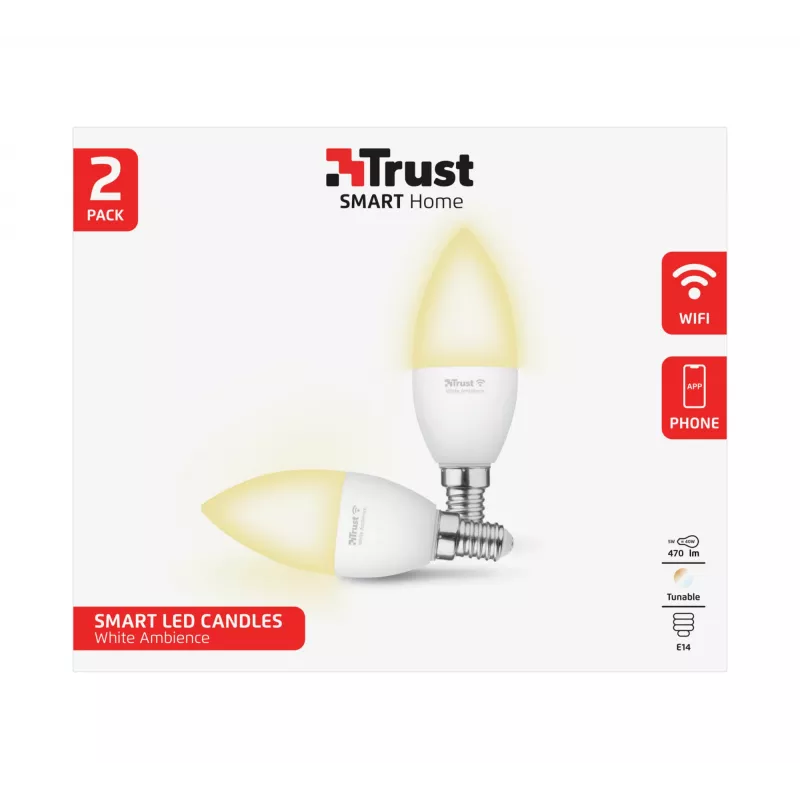Trust 71297 viedais apgaismojums Viedā spuldze Wi-Fi